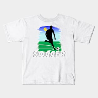 Soccer player Kids T-Shirt